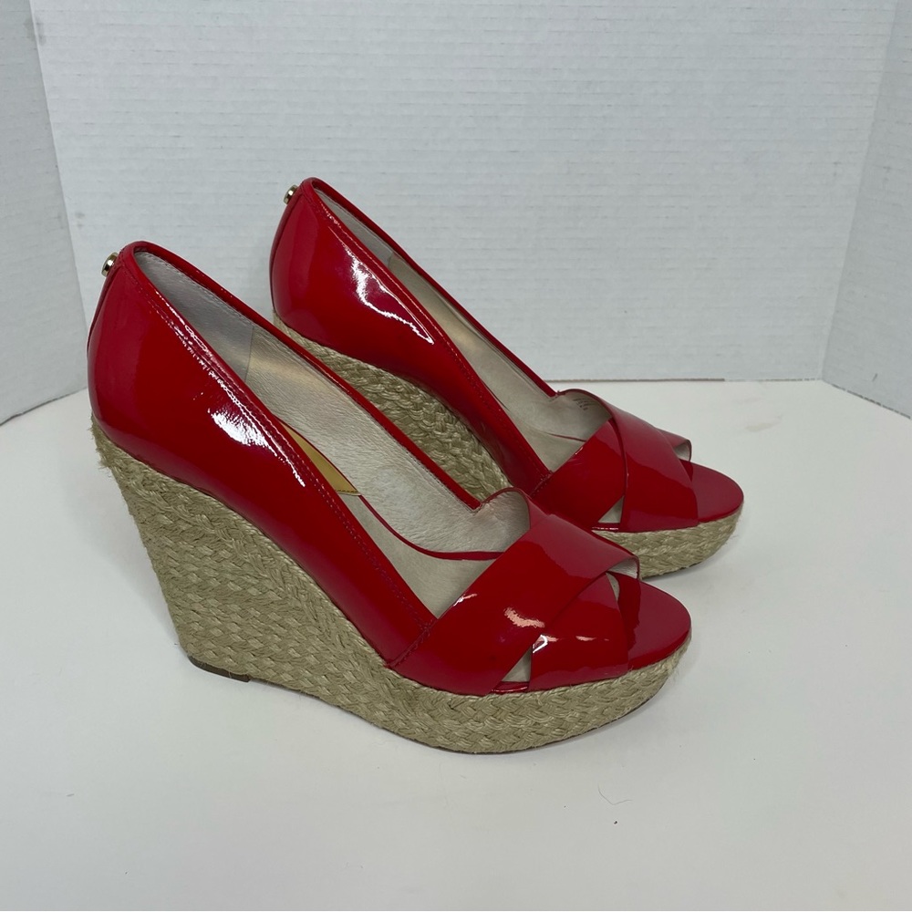 MICHAEL KORS CASSANDRA WEDGE SANDALS